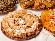 Рецепта Вита баница (тиквеник) с готови кори, орехи и канела